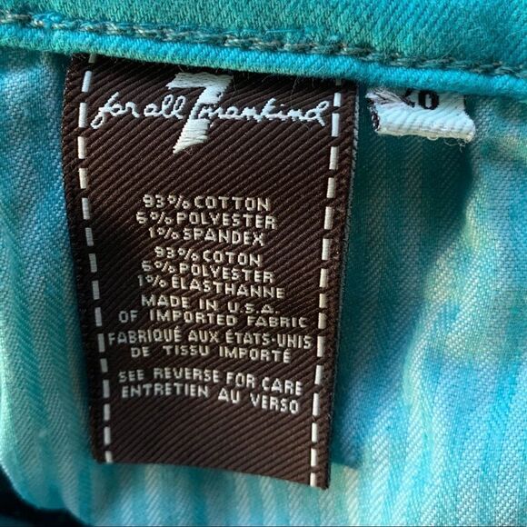 7 For All Mankind Slim Illusion | Lagoon - Picture 5 of 6